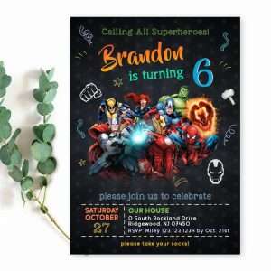 The Avengers Invitation