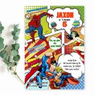 superhero invitation instant download