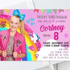 jojo siwa birthday invitation template