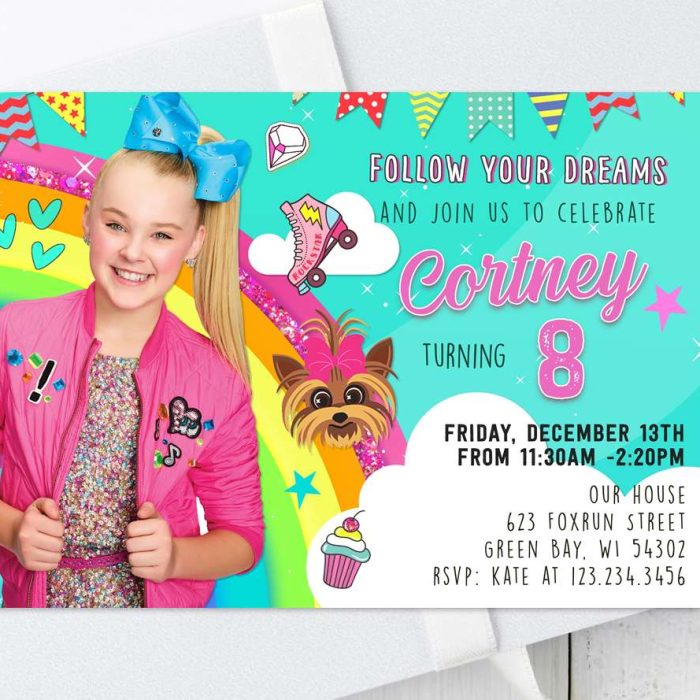 jojo-siwa-editable-invitation-template-preview JoJo Siwa birthday invitation template