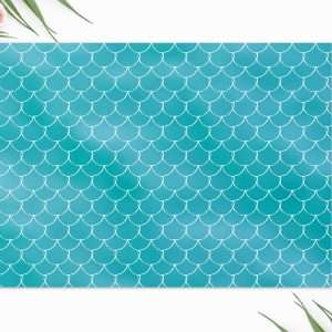 little mermaid editable thank you card