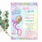 Mermaid Bash Birthday Invitation