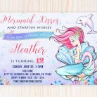 mermaid kisses invitation