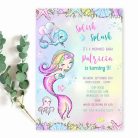Splish Splash Mermaid Bash Invitation Template