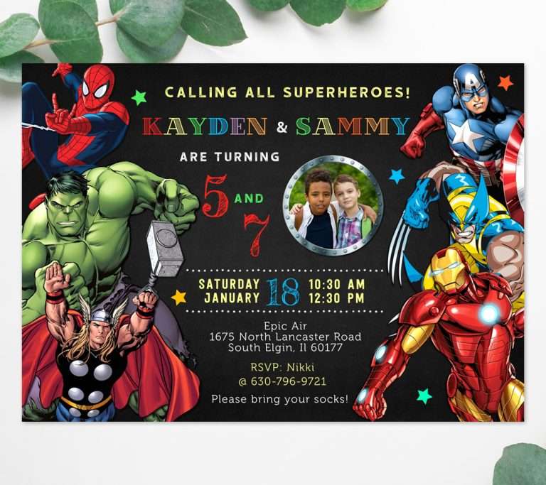 Superhero Party Invitations Instant Download: Your One-Stop Solution