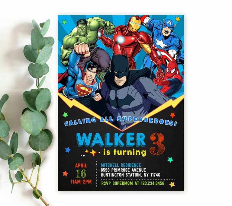 How to host a superhero birthday party