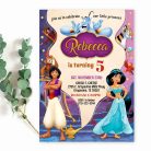 Aladdin invitation template