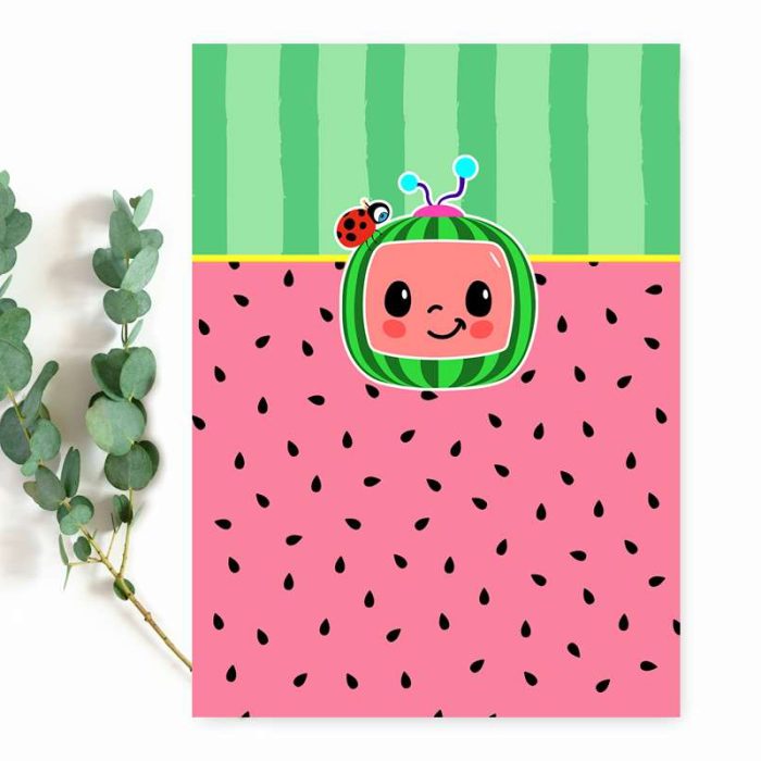 cocmelon invitation card