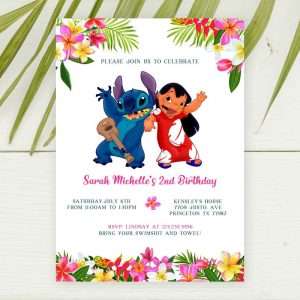 Lilo and Stitch Invitation
