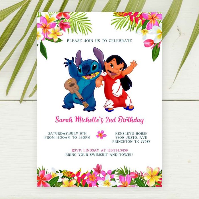 Lilo and Stitch Invitation