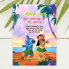 Lilo and Stitch editable thank you card