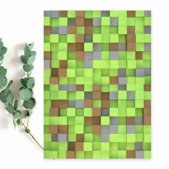 video gamer birthday invitation Minecraft