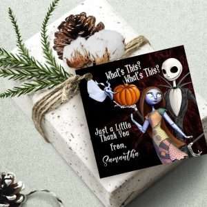 Nightmare Before Christmas Thank You Tag