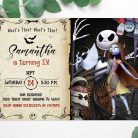 The Nightmare Before Christmas Invitation