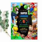 Mario Party Invitation