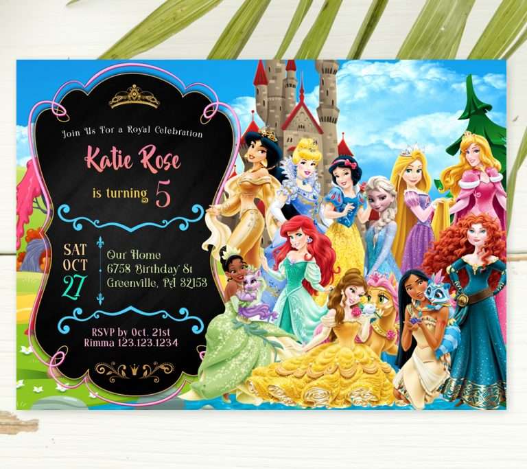 Princesses Invitations