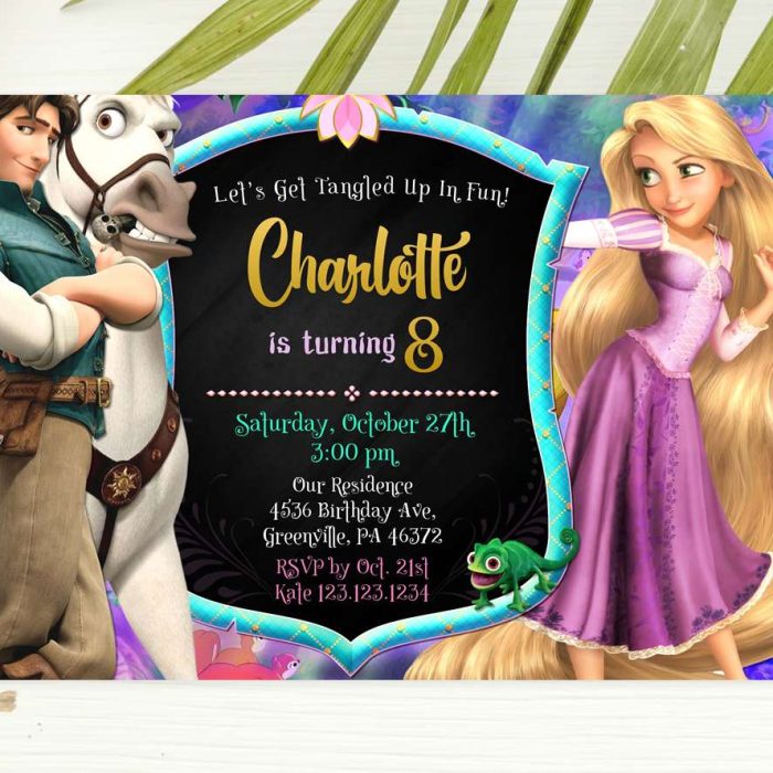rapunzel-birthday-invitation Rapunzel birthday invitation