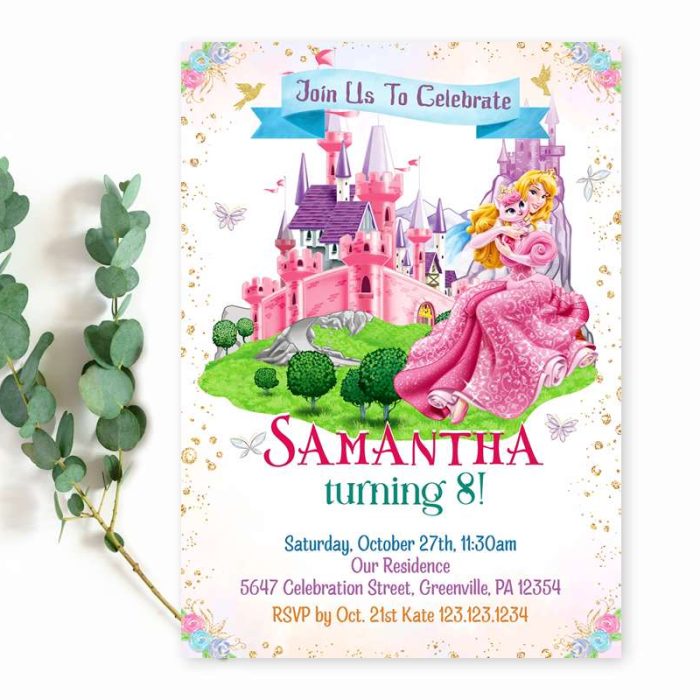 sleeping-beauty-invitation Sleeping Beauty Invitation