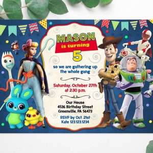 Toy Story Birthday Invitation