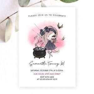 witch party invitation