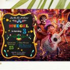 coco birthday invitation