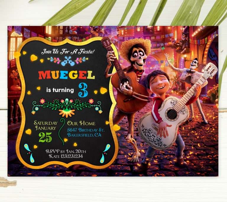 Coco Party Invitations