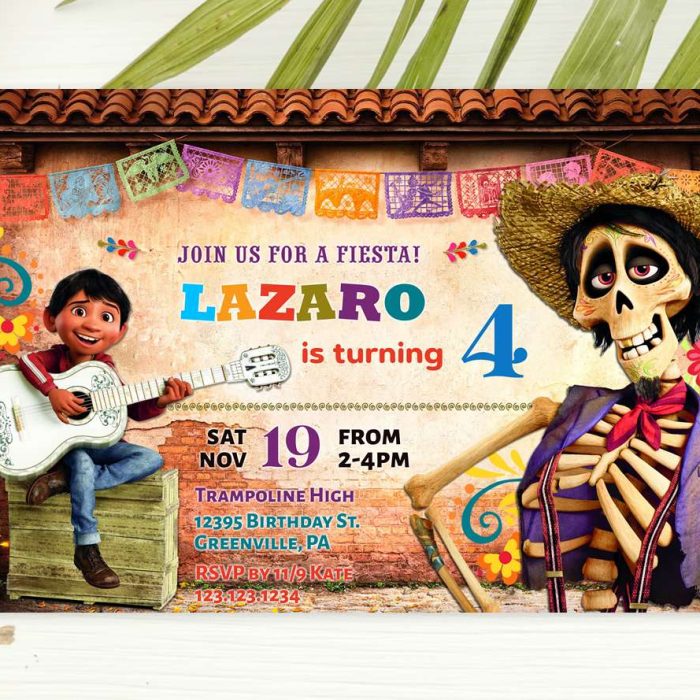 coco party invitation