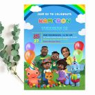 cocomelon invitation African American