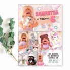 Roblox birthday invitation girl