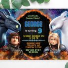 How to train your dragon invitation