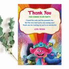Trolls thank you card