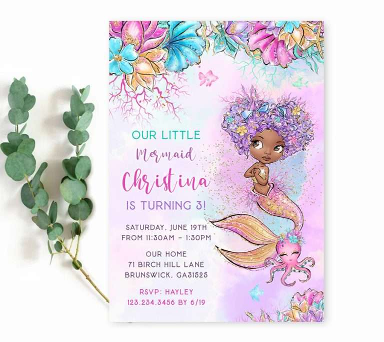 Best Mermaid Invitations