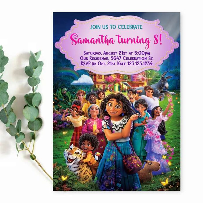 Encanto Birthday Invitation