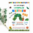 hungry caterpillar invitation