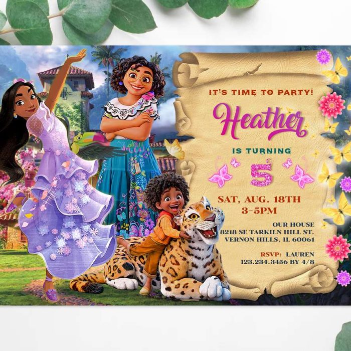 Encanto invitation