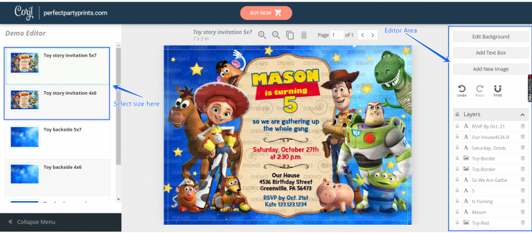 Tips How to Edit an Invitation in Corjl