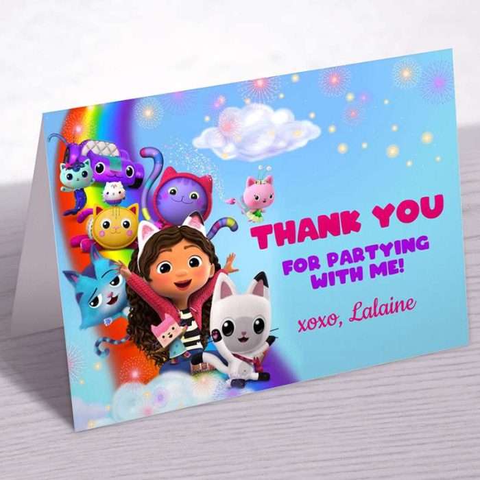 Gabby’s Dollhouse Thank You Card