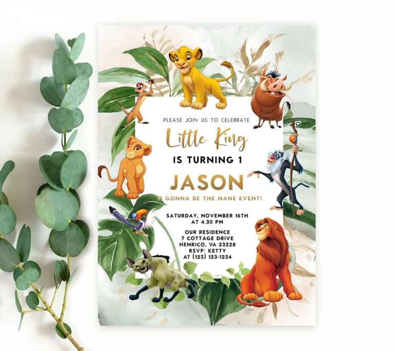 Hakuna Matata: Lion King Party Theme Ideas