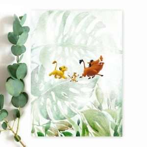 Lion King Editable Invite