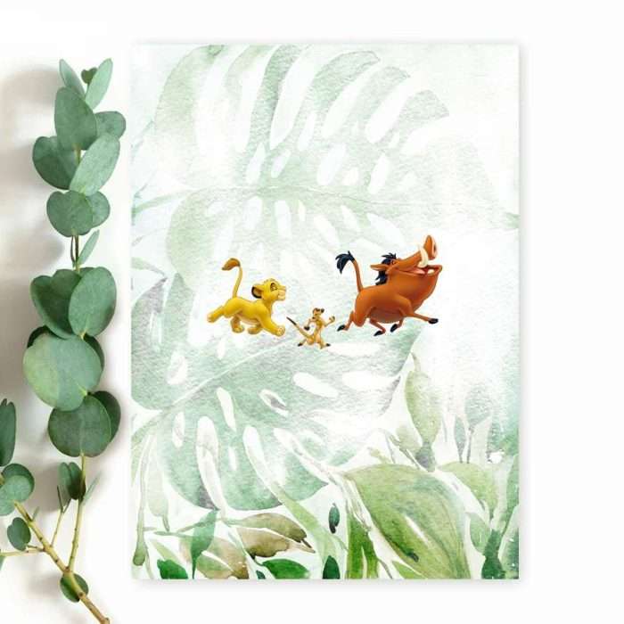 Lion King Editable Invite
