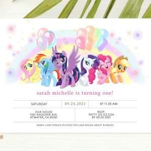 Little Pony Party Invitation