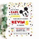 Mickey Birthday Invitation