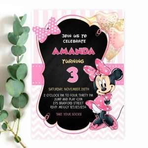 Minnie Party Invitation