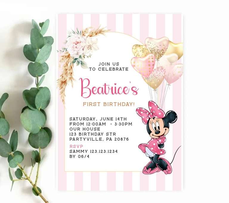 Plan a Picture-Perfect Boho Minnie Mouse Party