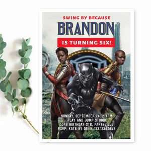 Black Panther Invitation
