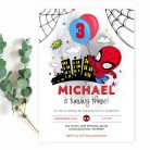 Baby Spiderman Invitation