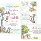 Winnie The Pooh Baby Shower Invitation Bundle