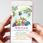 Winnie The Pooh Digital Invite