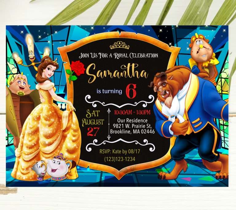 Beauty and The Beast Birthday Party: A Tale as Old as Time