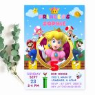 princess peach party invitation